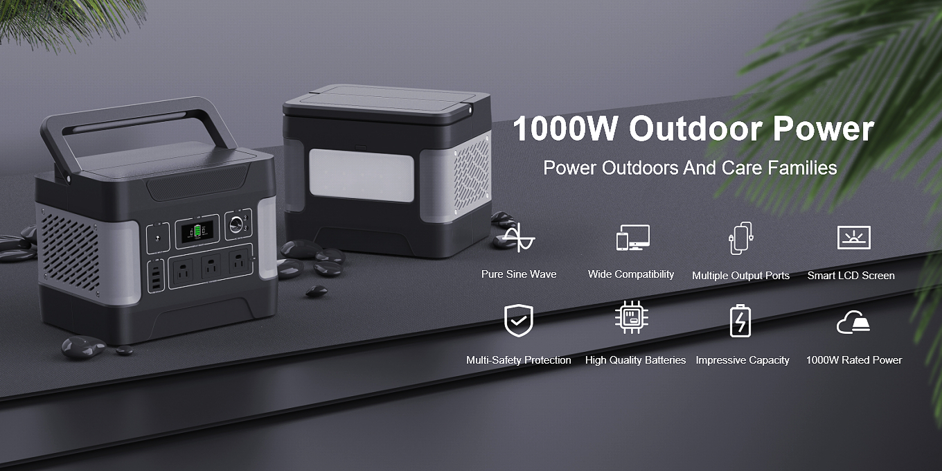1000W Deep Cycle Solargenerator für mobiles Laden